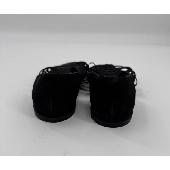 Eileen Fisher Rato Black Strappy Open Toe Flat Sandals Size 7 - Picture 3 of 7